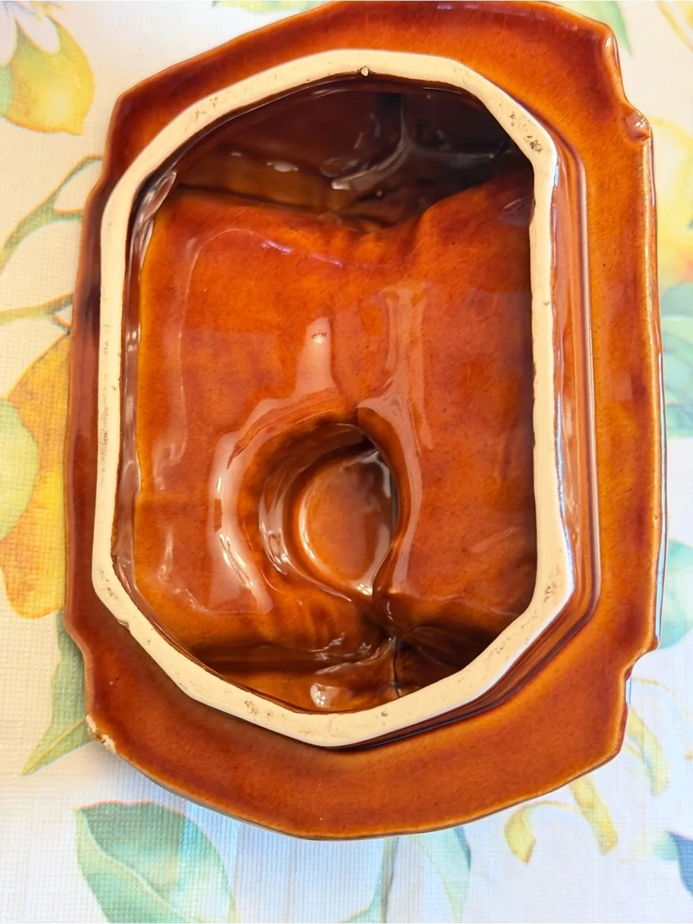 Brown Ceramic 'Wish I Had a Cookie' Cookie Jar